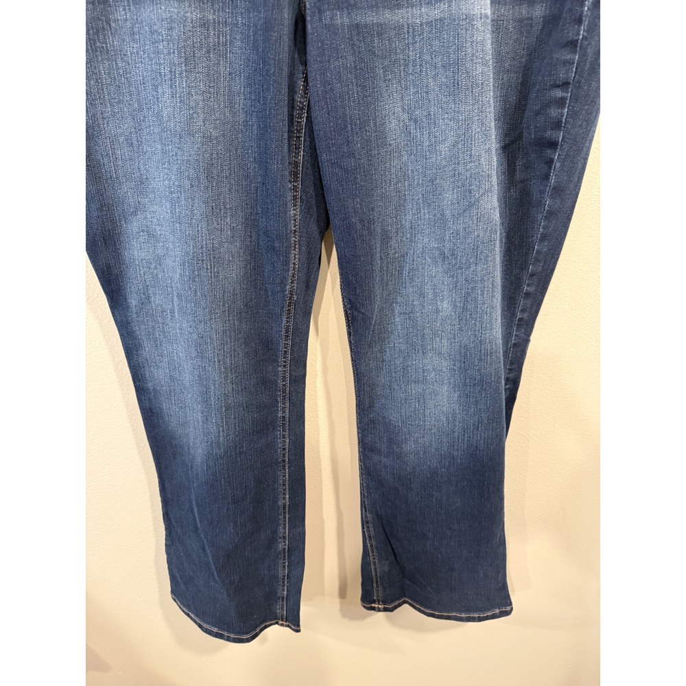 m jeans by maurices Mid Rise Dark Wash Bootcut‎ Denim Jeans Women's Size 18W - Picture 3 of 10